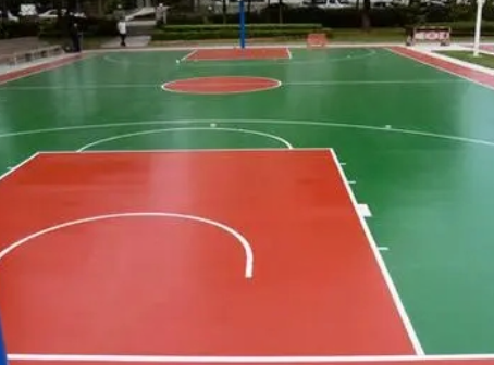 沧州许多老旧运动场地面翻新,篮球场地面维修